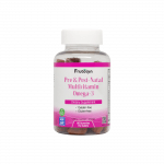 Frutolyn Pre and Post-Natal Multivitamin and omega-3 fish oil gummy bottle (product page)